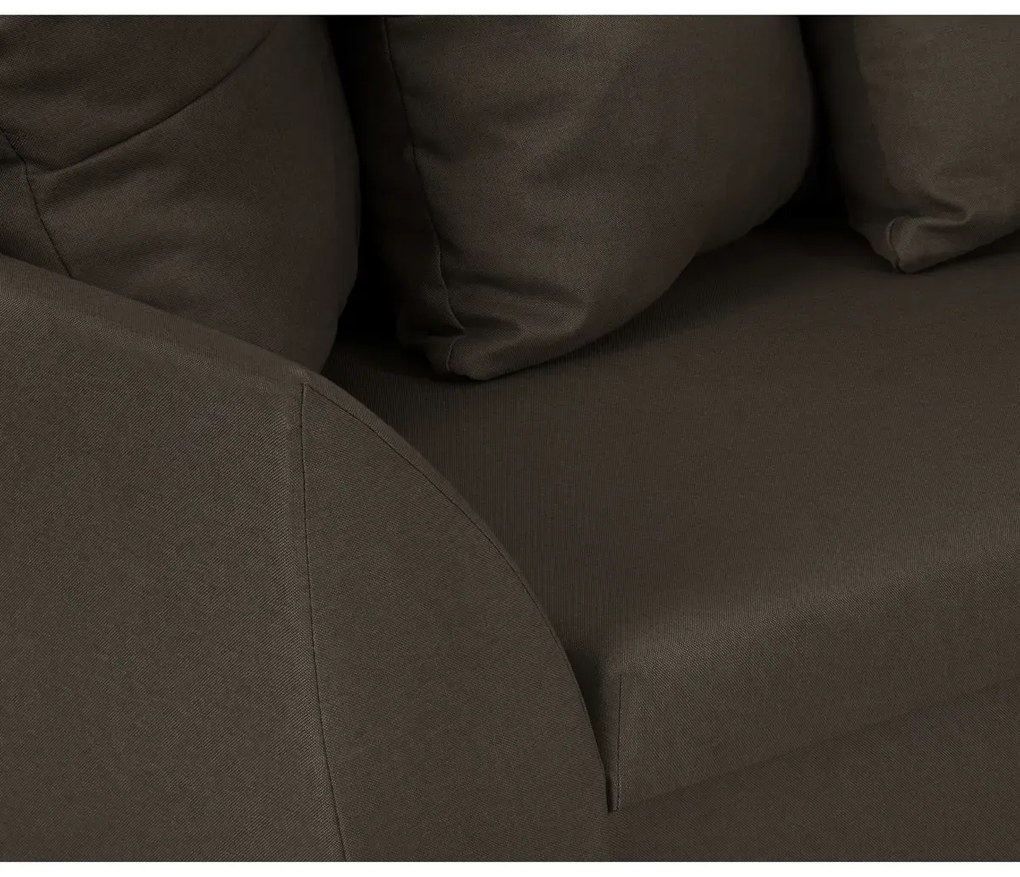 MEGA AKCE Rozkládací rohová sedací souprava ALEX Hnědá