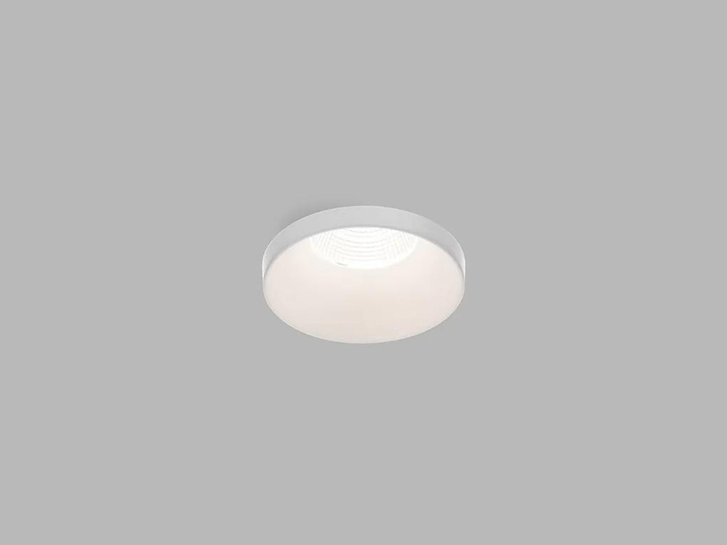 LED2 Kúpeľňové zápustné LED osvetlenie SPOT A, 9W, denná biela, okrúhle, biele, IP44