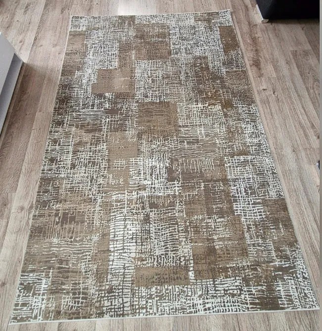 Béžový koberec Luxess 10133-Beige – stredný vlas, juta podklad Rozmer: 140x190 cm