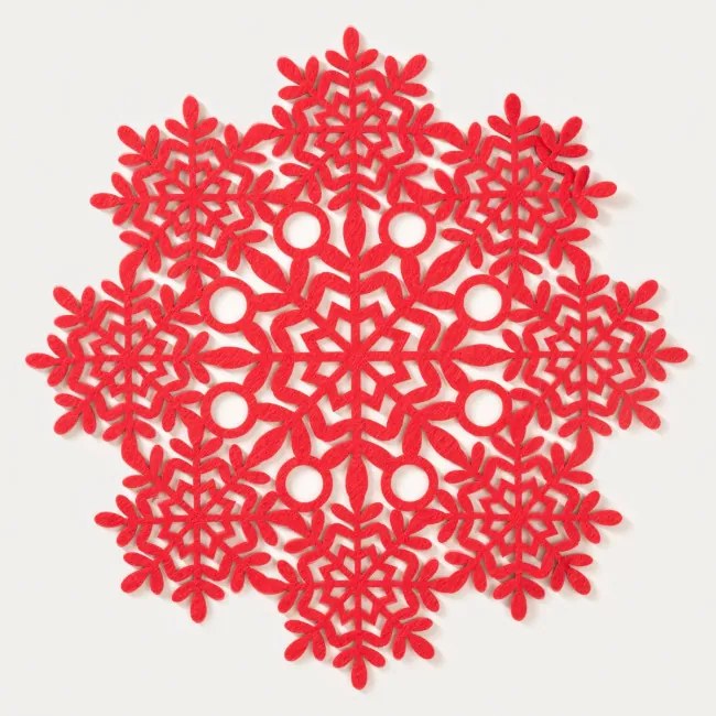 Sada podložiek pod taniere ORKEL červená 760181 (2 ks)