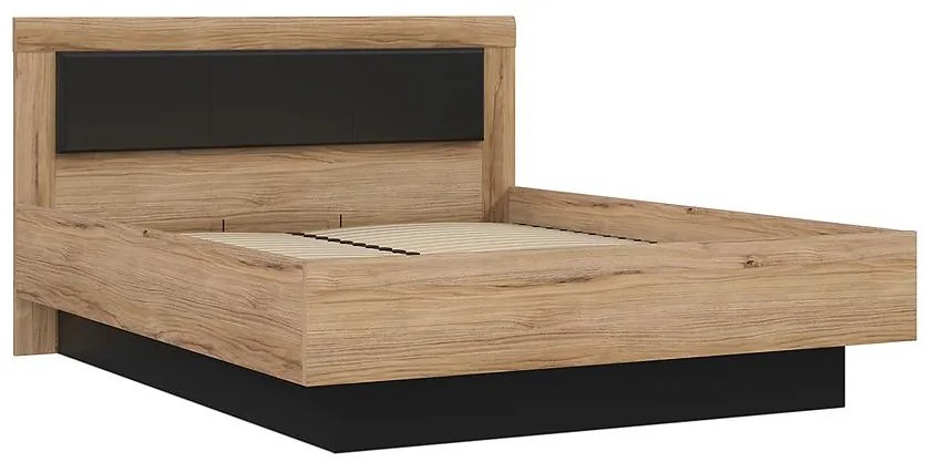 Posteľ 166 Nemezy dub catania/čierna