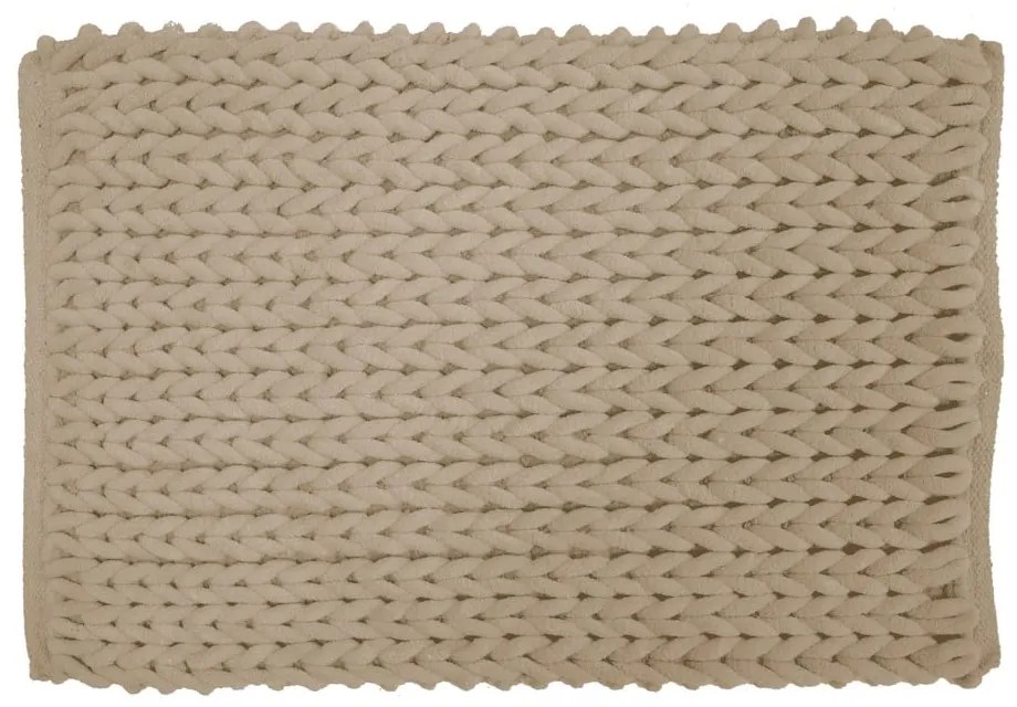 Svetlohnedá kúpeľňová predložka 50x80 cm Ariel – douceur d'intérieur