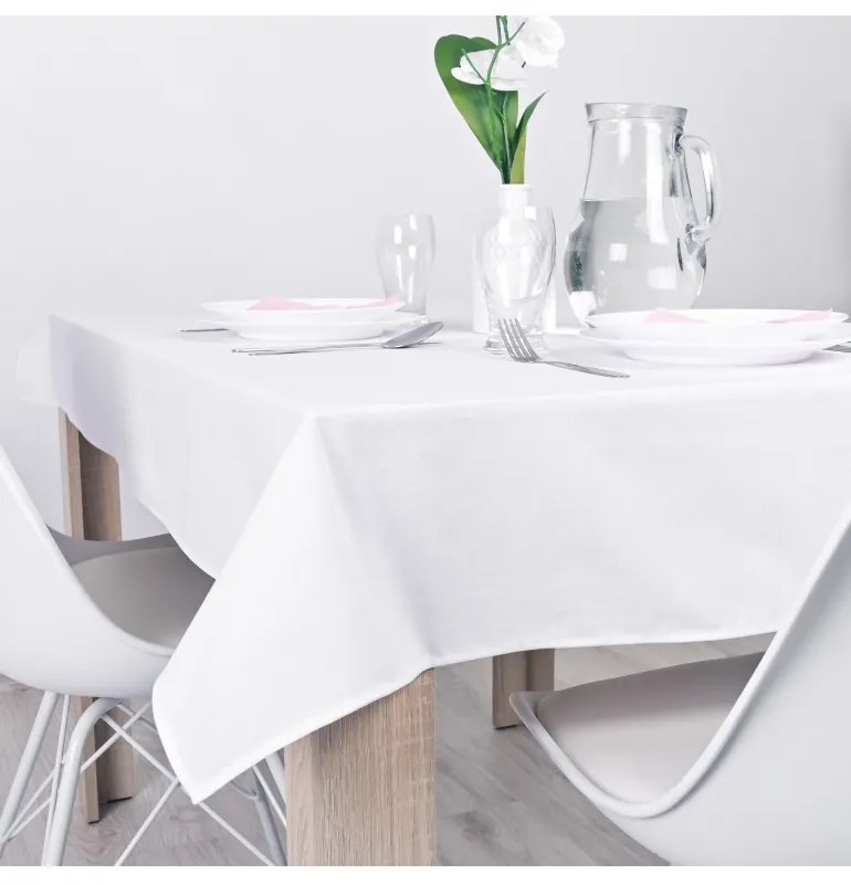 Obrus na stôl biely Classic 140x100 cm EMI