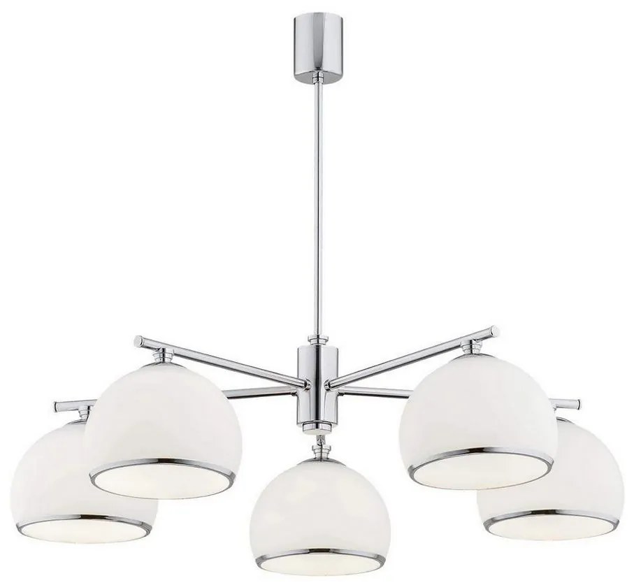Argon 2087 - Luster na tyči MARBELLA 5xE27/15W/230V chróm