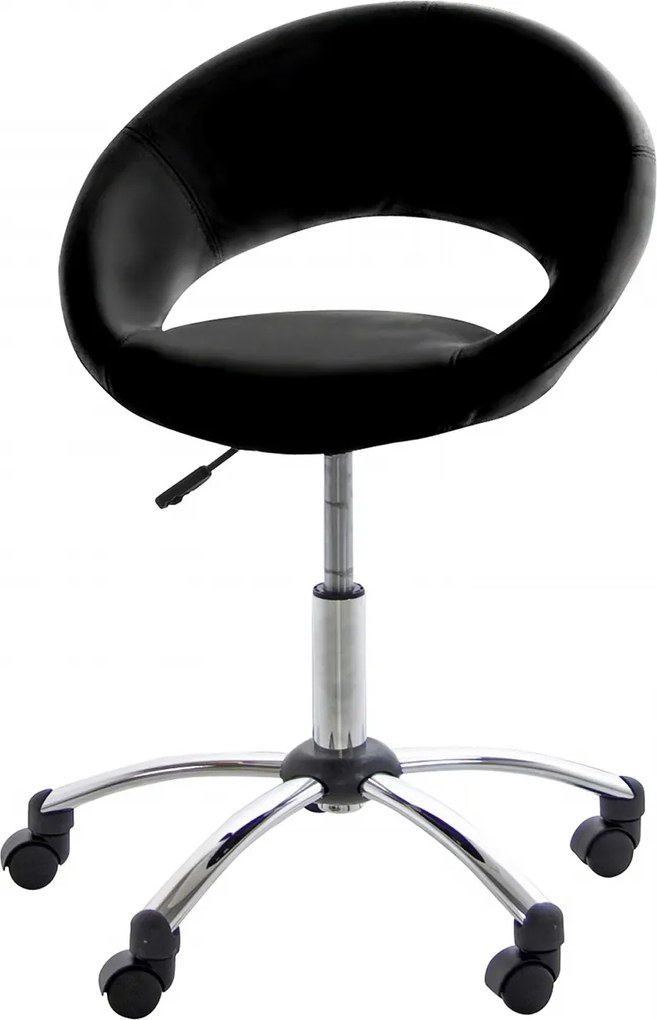 Bighome - Kancelárska stolička PLUMP, čierna