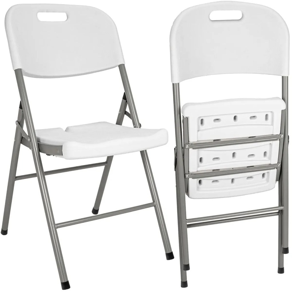 Cateringová stolička CHRBÁT biela