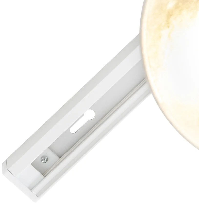 1-fázový koľajnicový systém so 6 nastaviteľnými bielymi reflektormi - Magnax Jeana