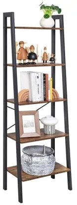 Knižnica NAVARO hnedá/čierna