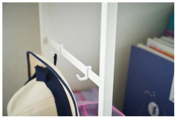 Biely kovový pojazdný regál 42x60 cm Tower – YAMAZAKI