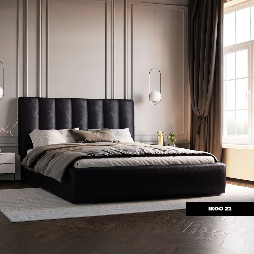 PROXIMA.store - Luxusná čalúnená posteľ FERN ROZMER: 120 x 200 cm, TYP ROŠTU: KOVOVÝ ROŠT