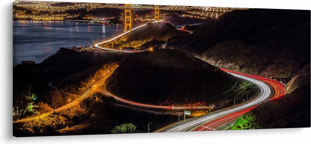 Obraz - Golden Gate Bridge (120x50 cm)
