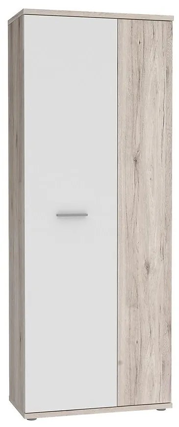 Skriňa Net 5p Dub pieskový / biela