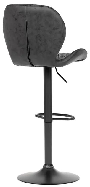 Autronic BONTEC Barová stolička, čierna, látka, AUB-431 BK3 Farba: Čierna