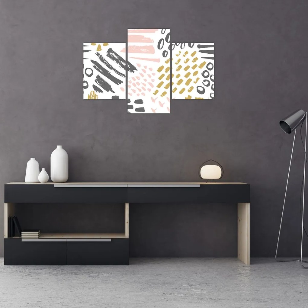 Obraz - Abstraktné ťahy (90x60 cm)