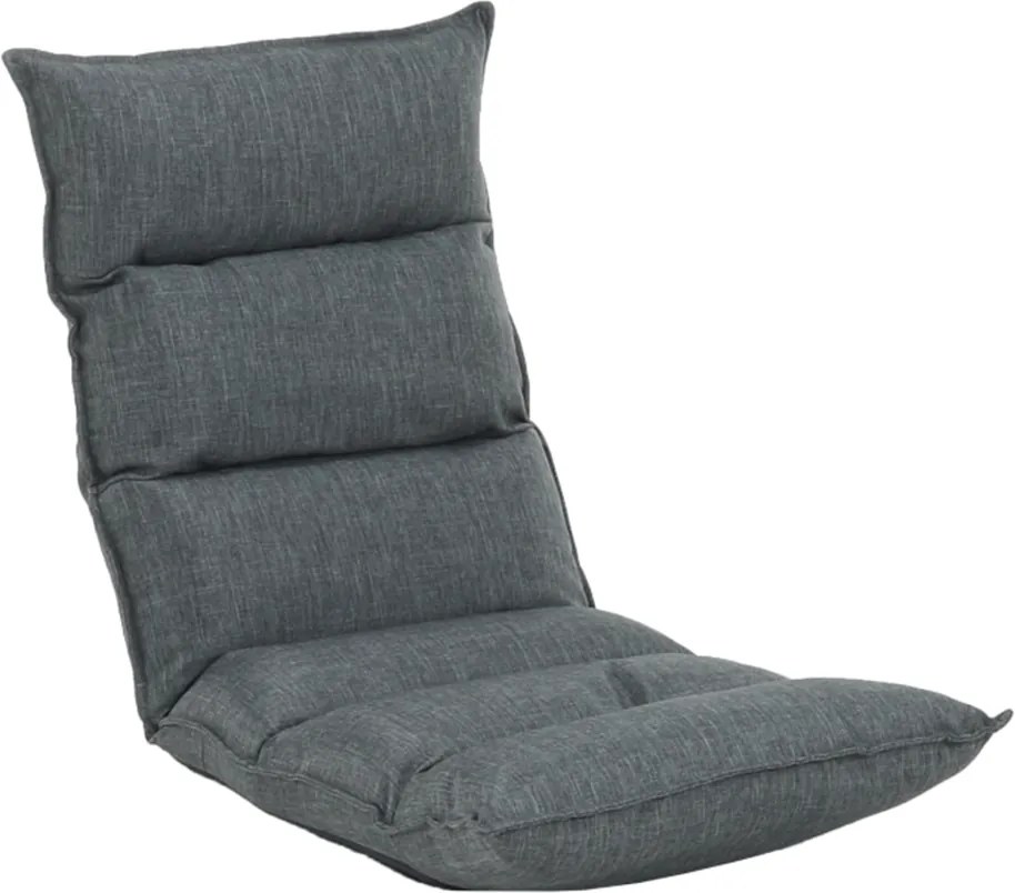 Relaxačné kreslo, látka sivá, LOTA NEW