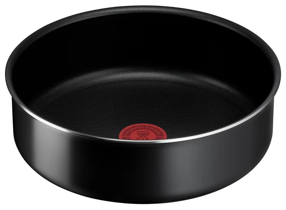 Hliníková súprava riadu 10 ks Ingenio Easy Cook &amp; Clean Black - Tefal
