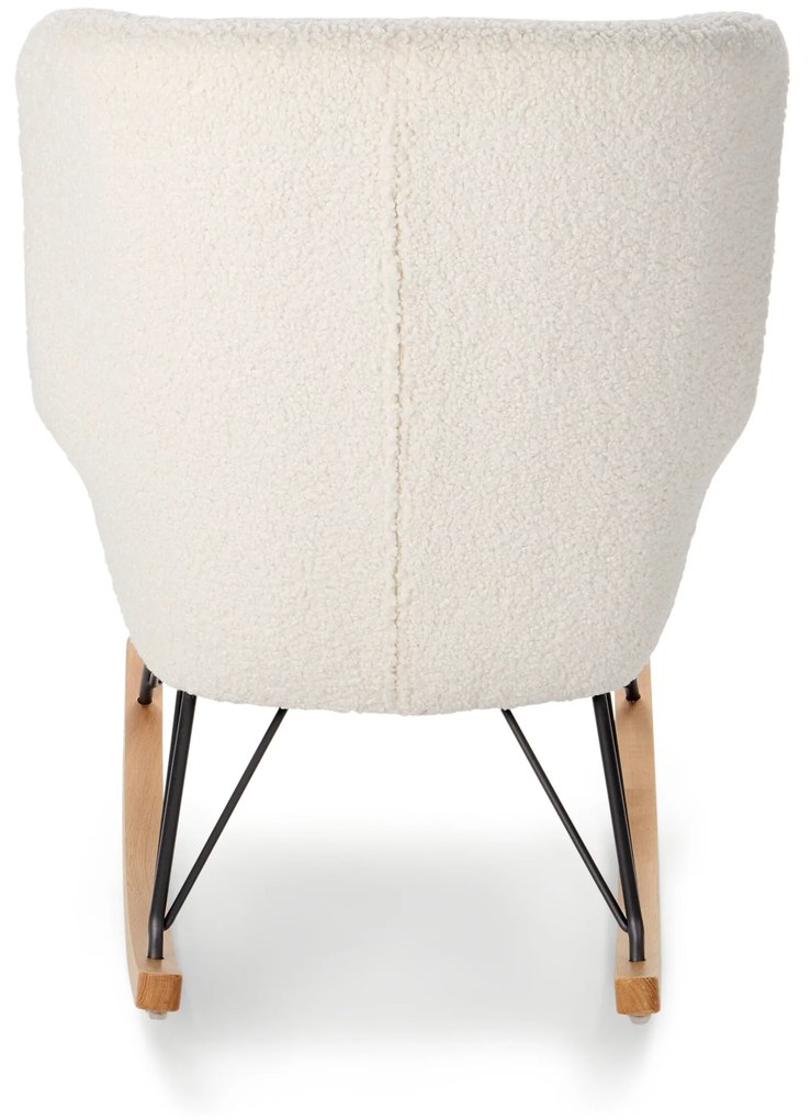 Hojdacie kreslo s látkou z buklé