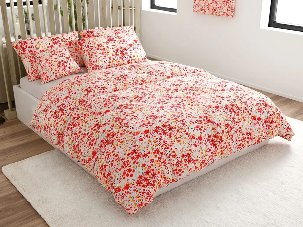 Obliečky z mikrovlákna REDORA krémové Rozmer obliečky: 2 ks 70 x 90 cm | 200 x 220 cm