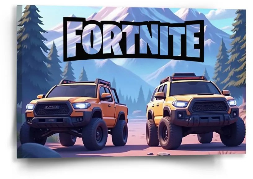 Sablio Obraz FORTNITE Off-road autá - 60x40 cm