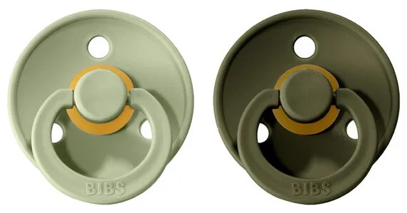 BIBS Colour cumlíky z prírodného kaučuku veľkosť 2: Sage - Hunter Green