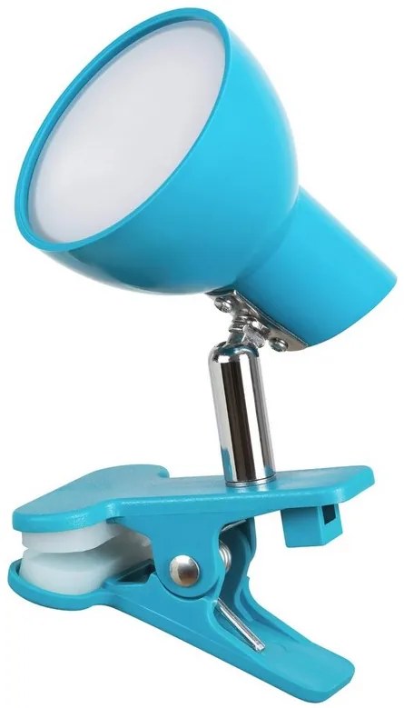 Rabalux NOAH LED lampička s klipom 5W | 360lm | 3000K - modrá