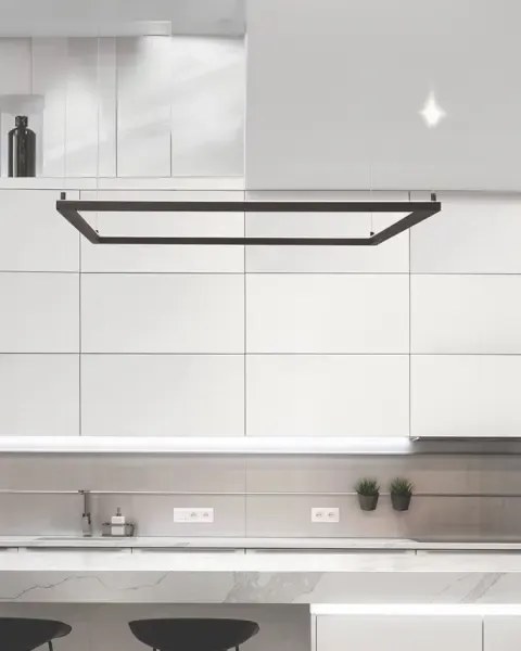 LED luster Eterna 100 čierne