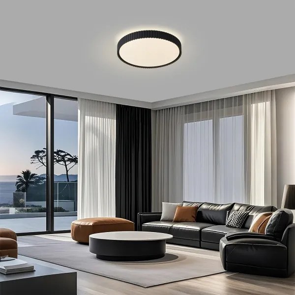 BRILAGI - LED stmievateľné stropné svietidlo ORINO LED/54W/230V 3000-6000K čierne, priemer 43 cm + DO (diaľkové ovládanie)
