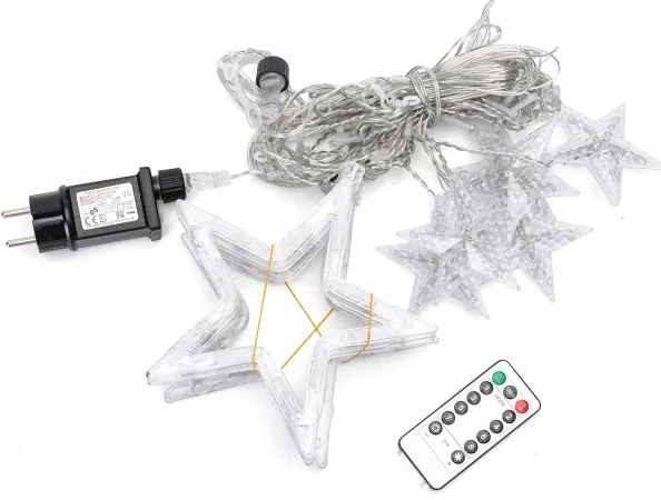 Aigostar - LED vonkajší vianočný reťazec 120xLED/6W/230V/8 funkcií 3x0,6m IP44 teplá biela+DO