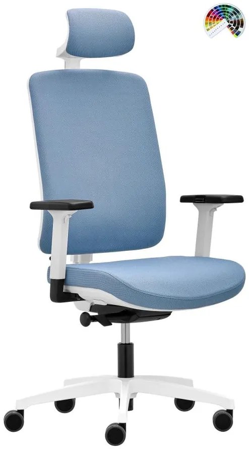 RIM Kancelárska stolička FLEXi XXL FX 1112A 1113A čalúnenie PRINCE koža