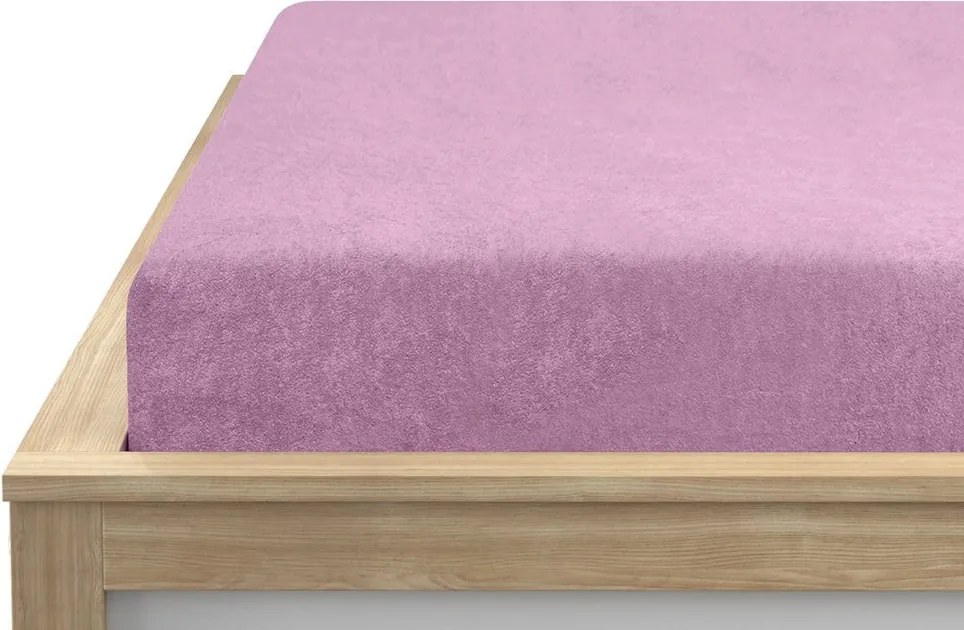 Froté plachta EXCLUSIVE ružová 200x220 cm
