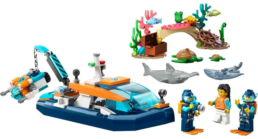 LEGO City 60377 Prieskumná ponorka potápačov 2260377
