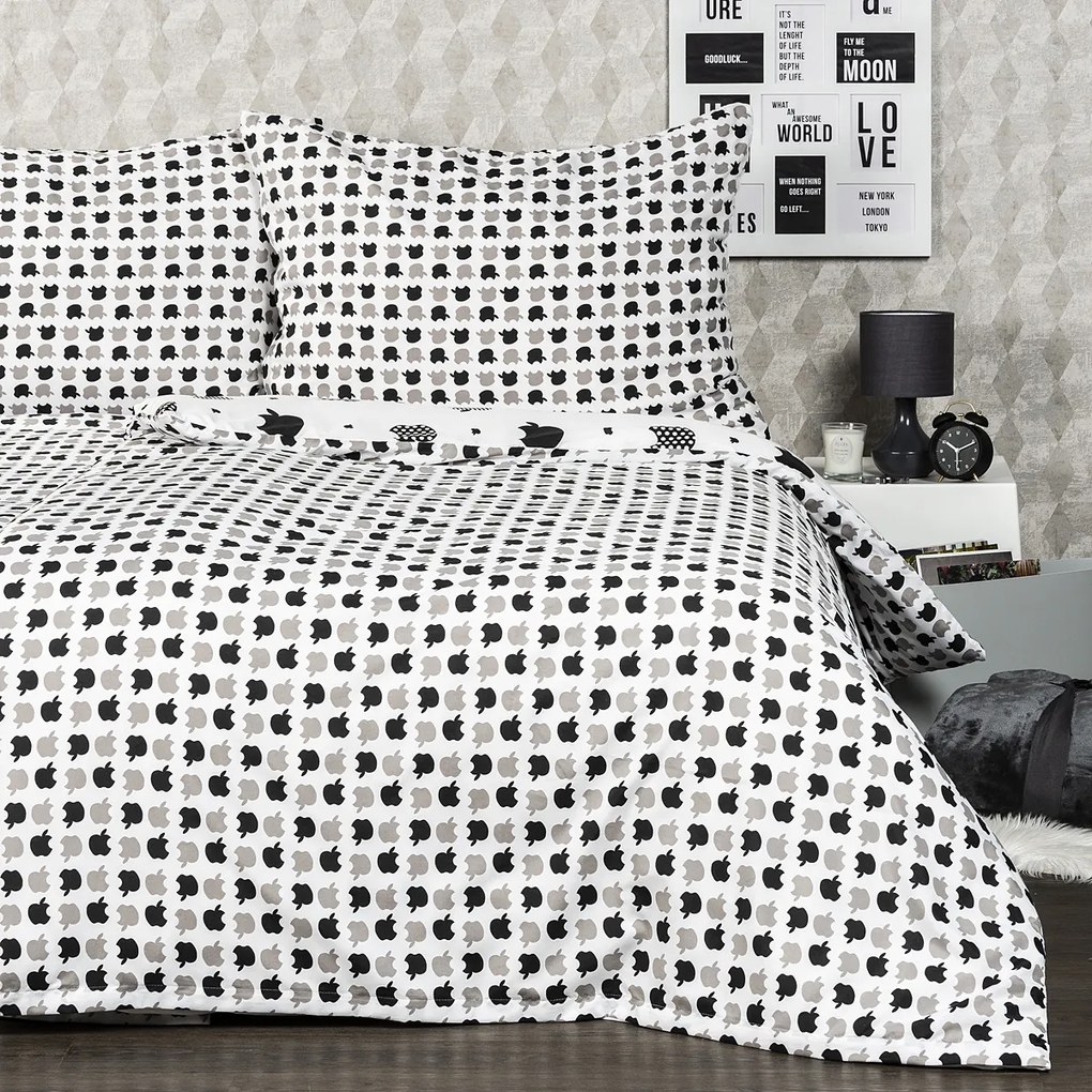 4Home obliečky Appletime micro , 220 x 200 cm, 2 ks 70 x 90 cm