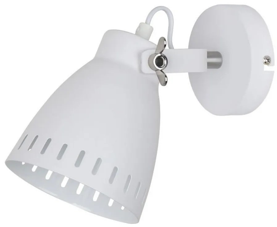 ITALUX MB-HN5050-1-WH+S.NICK - Nástenné svietidlo FRANKLIN 1xE27/60W/230V