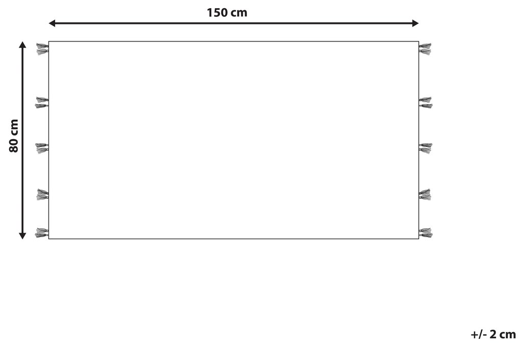 Vlnený kelímový koberec 80 x 150 cm viacfarebný ARZAKAN Beliani