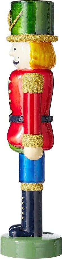 X-MAS LED Luskáčik sklenený 30 cm - červená