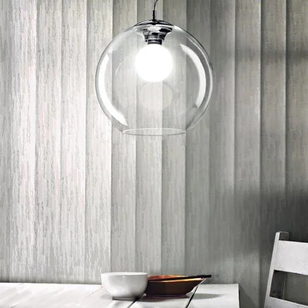 Závesné svietidlo Ideal lux 052809 NEMO CLEAR SP1 D30 1xE27 60W