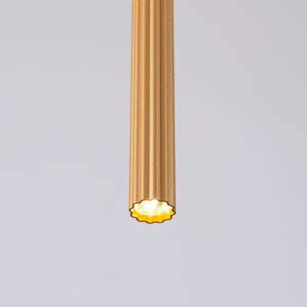 Sollux SL.1339 - Luster na lanku ARCHE 1xG9/8W/230V zlatá