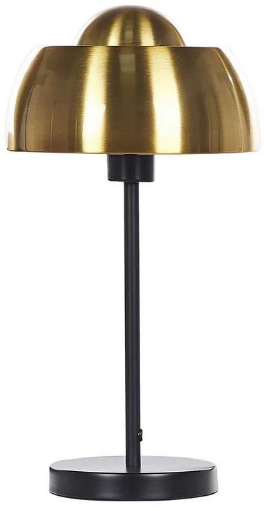 Stolná lampa 44 cm zlatá/čierna SENETTE Beliani