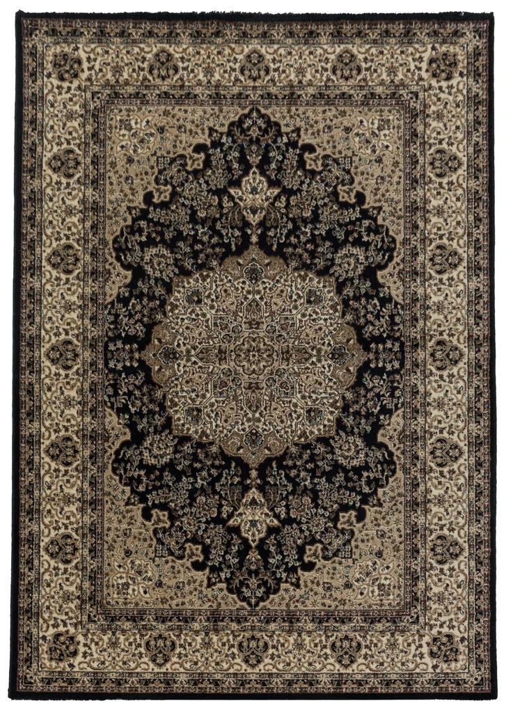Ayyildiz Kusový koberec KASHMIR 2608, Čierna Rozmer koberca: 120 x 170 cm