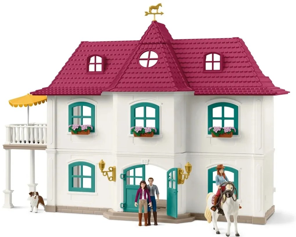 Schleich 42706 Dedinský dom a stajňa pri jazere