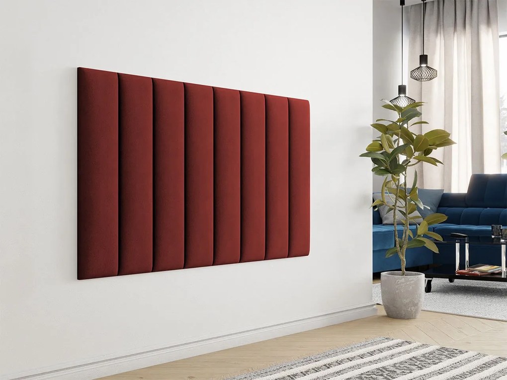 Čalúnený nástenný panel Pag 80x20, Farba čalúnenia:: ekokoža Soft 017 (biela)