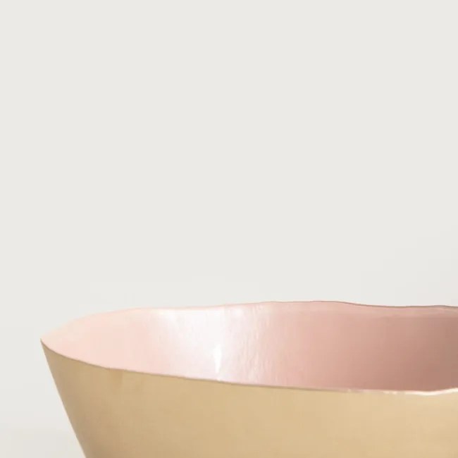 Miska VOLANTIS ružová / zlatá 764608