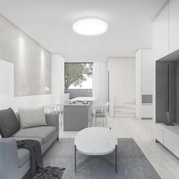 LED kúpeľňové stropné svietidlo LED/18W/230V 3000K IP44 pr. 25 cm biela
