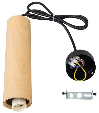 Brilagi - Luster na lanku SELE 1xGU10/30W/230V čierna/dekor duba