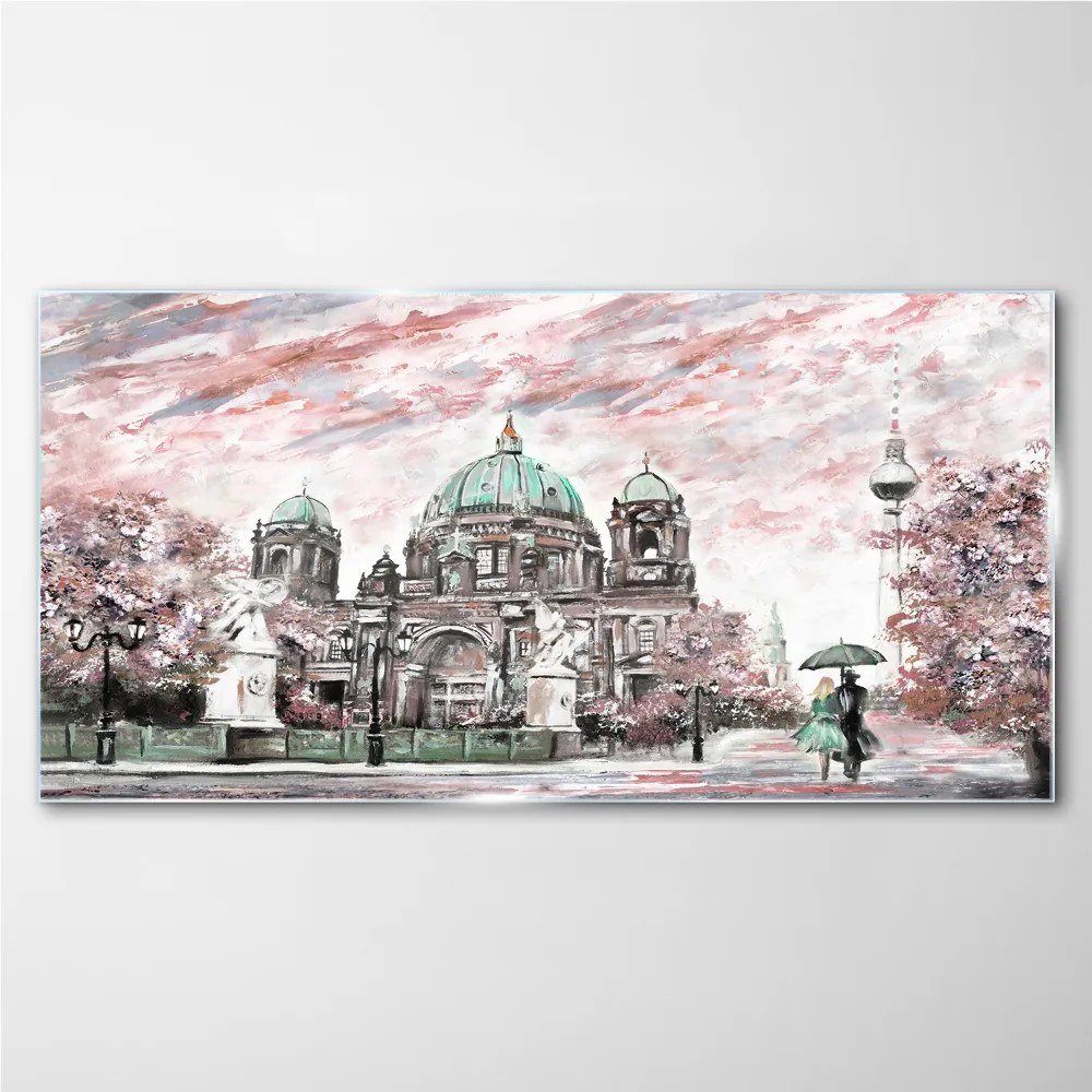 Skleneny obraz Moderné berlínska katedrála
