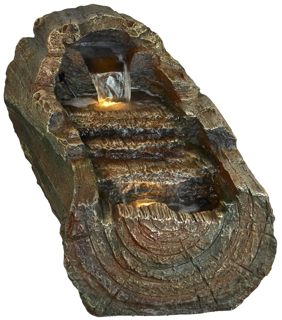 Fontána Heissner TREE TRUNK LED 2, kmeň stromu 016588-00