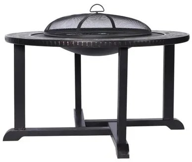 Ohnisko Strend Pro Grill, kovové, 4 stoličky, 105x75 cm