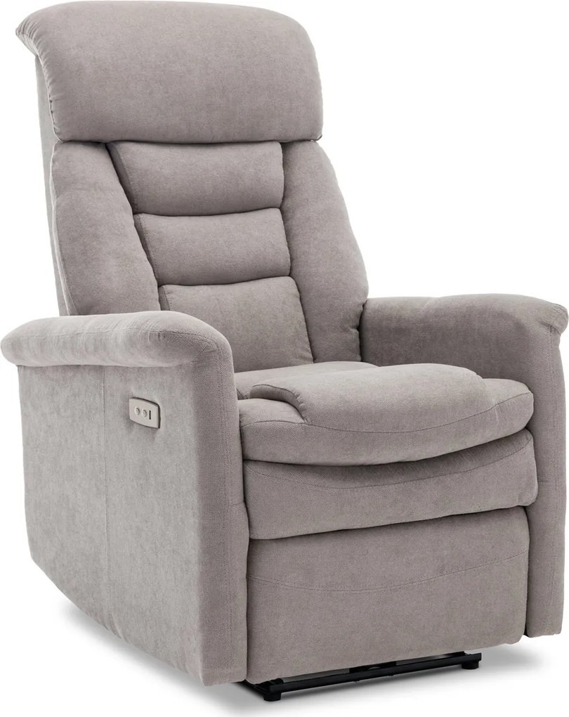 Kreslo s elektrickým ovládaním + USB konektorom, HARMO GREY