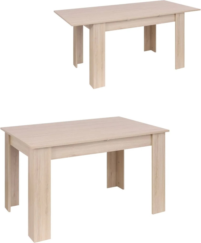 Rozkladací jedálenský stôl Palermo, dub prírodný