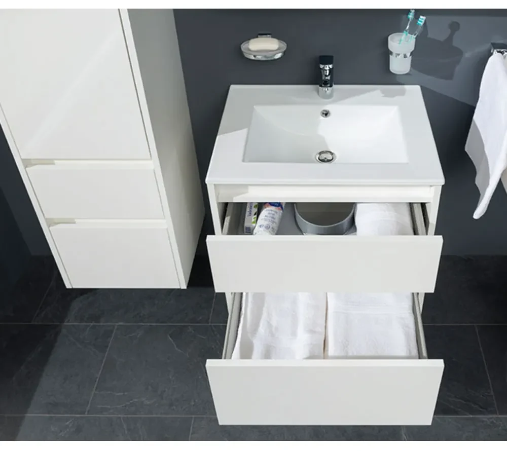 Mereo, Mereo Opto, kúpeľňová skrinka 81 cm, Multidecor, Dub Wotan, MER-CN991SDWOT